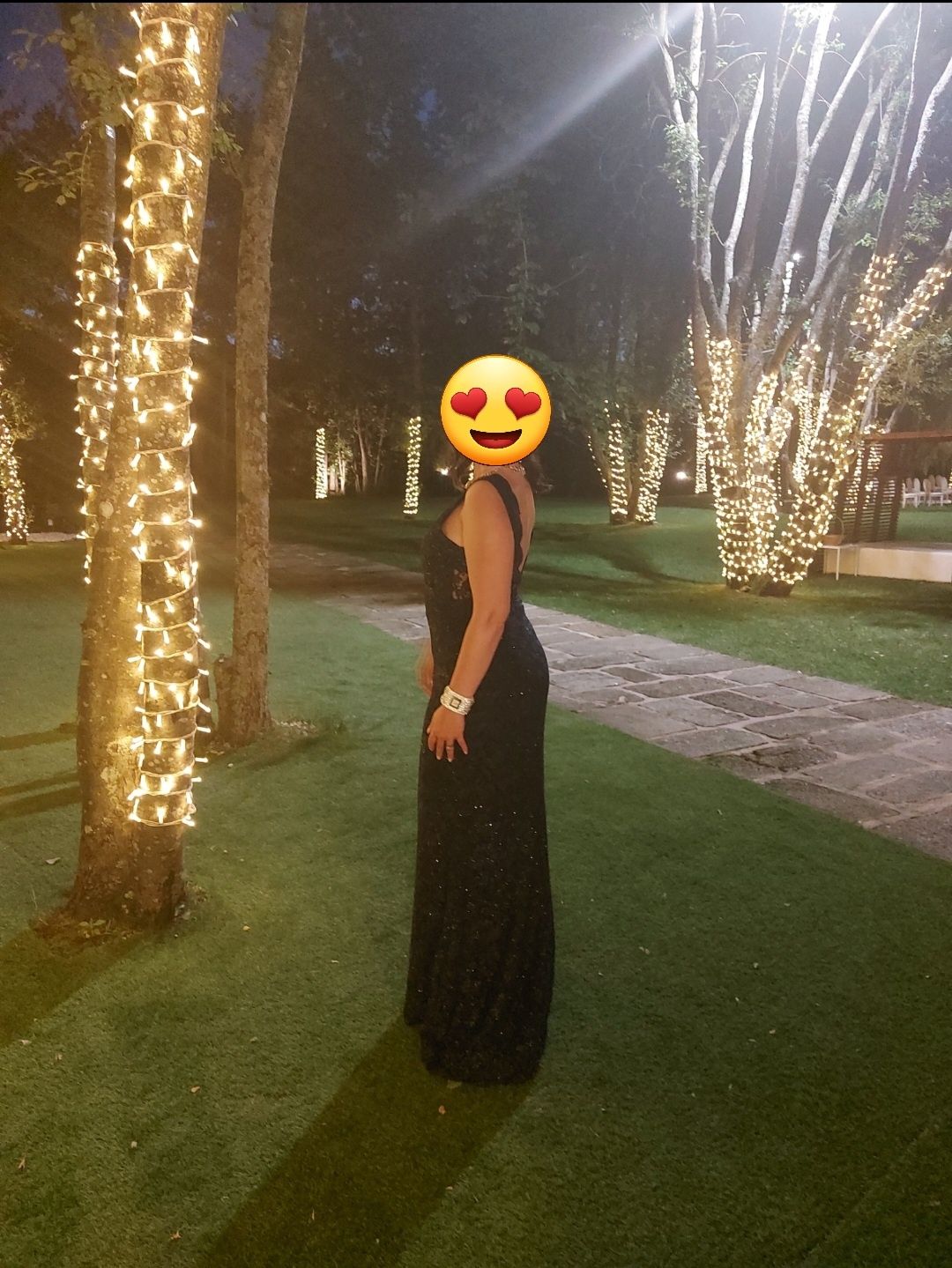 Vestido comprido cerimónia