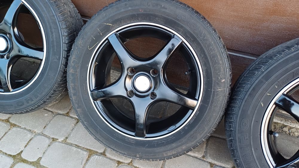 14" alufelgi 4x108 ford focus fusion fiesta escort KA +opony letnie