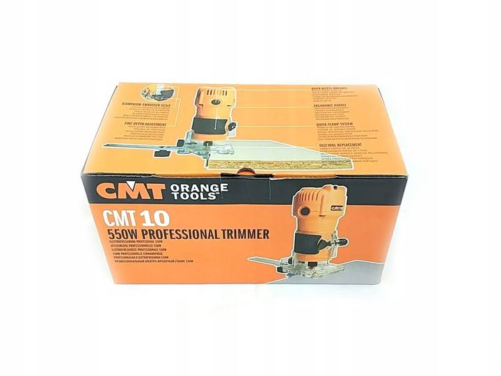 Cmt Frezarka Ręczna Cmt10 Trymer 6,35, 6, 8mm 550w