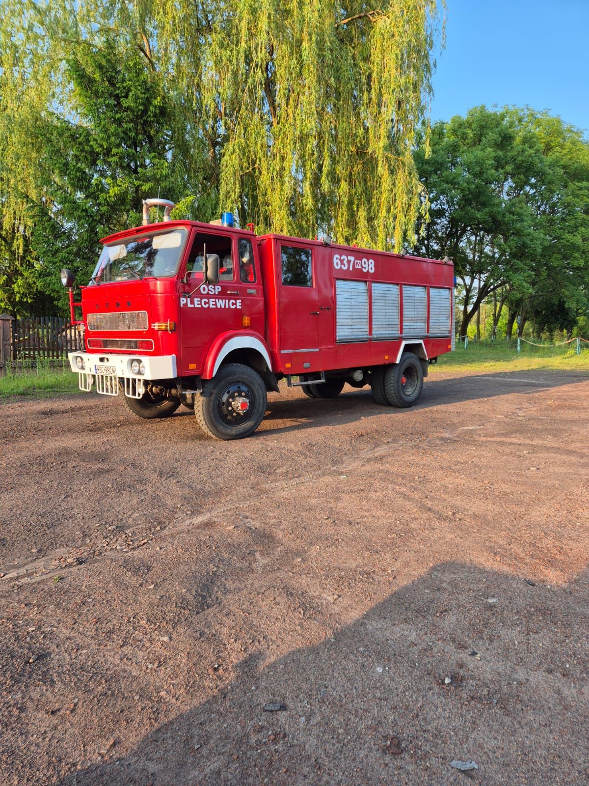 Star 244 Jelcz 005 strażacki 4x4 specjalny