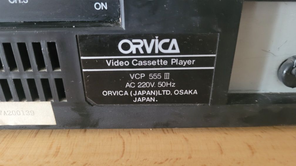 Odtwarzacz VHS Orvica VCP 555 III