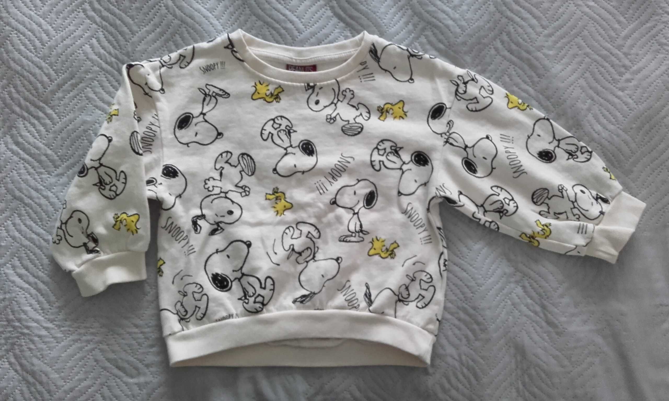 Bluza dziecięca lekko ocieplana Snoopy Woodstock Kozanów