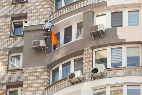 Утепление фасадов МИНЕРАЛЬНОЙ ВАТОЙ, пенопластом в Киеве.