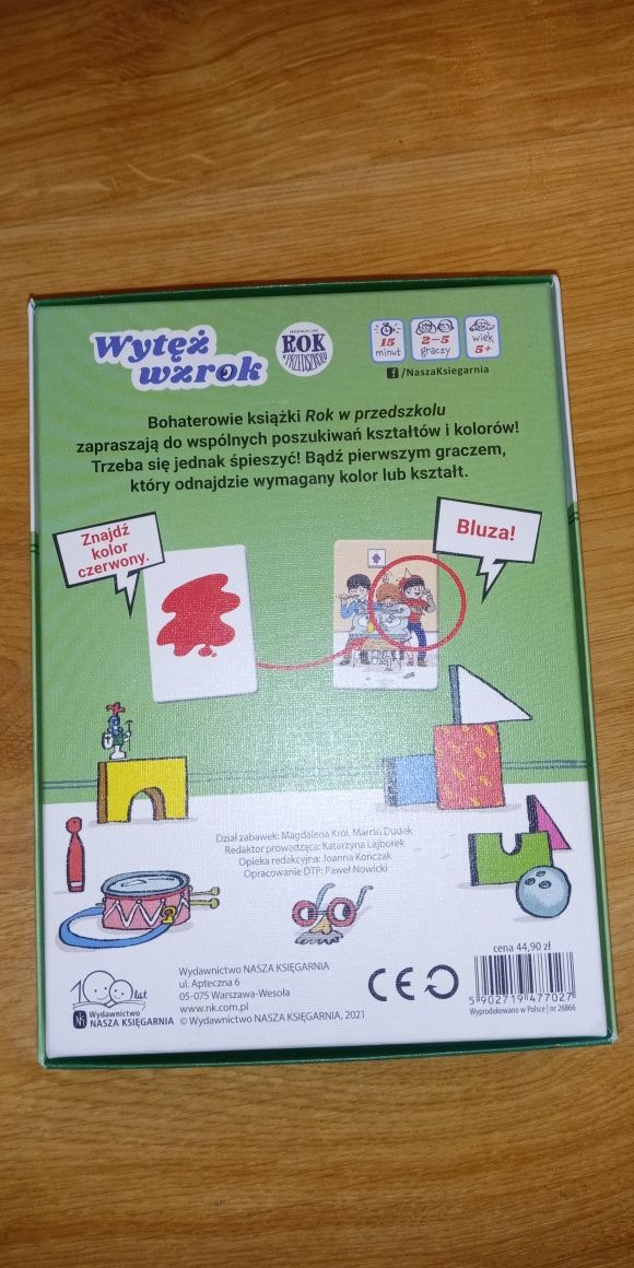 Wytęż wzrok- Rok w przedszkolu gra
