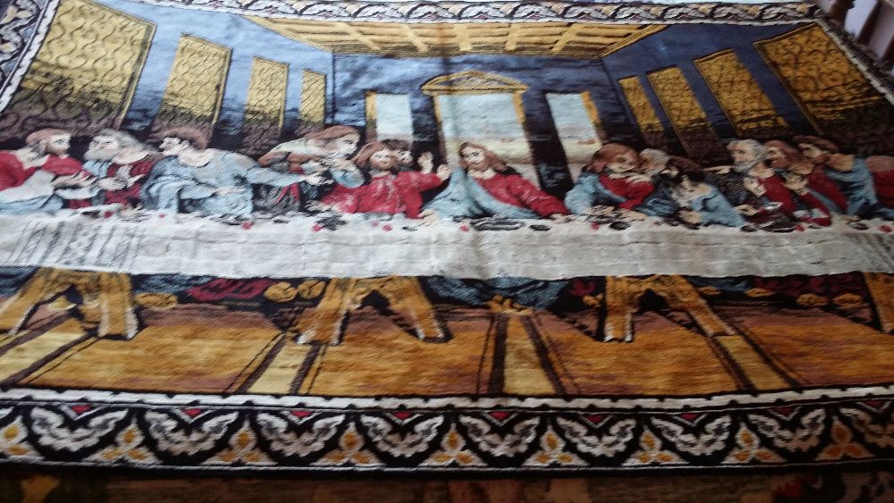 Quadro Tapeçaria Última Ceia de Cristo