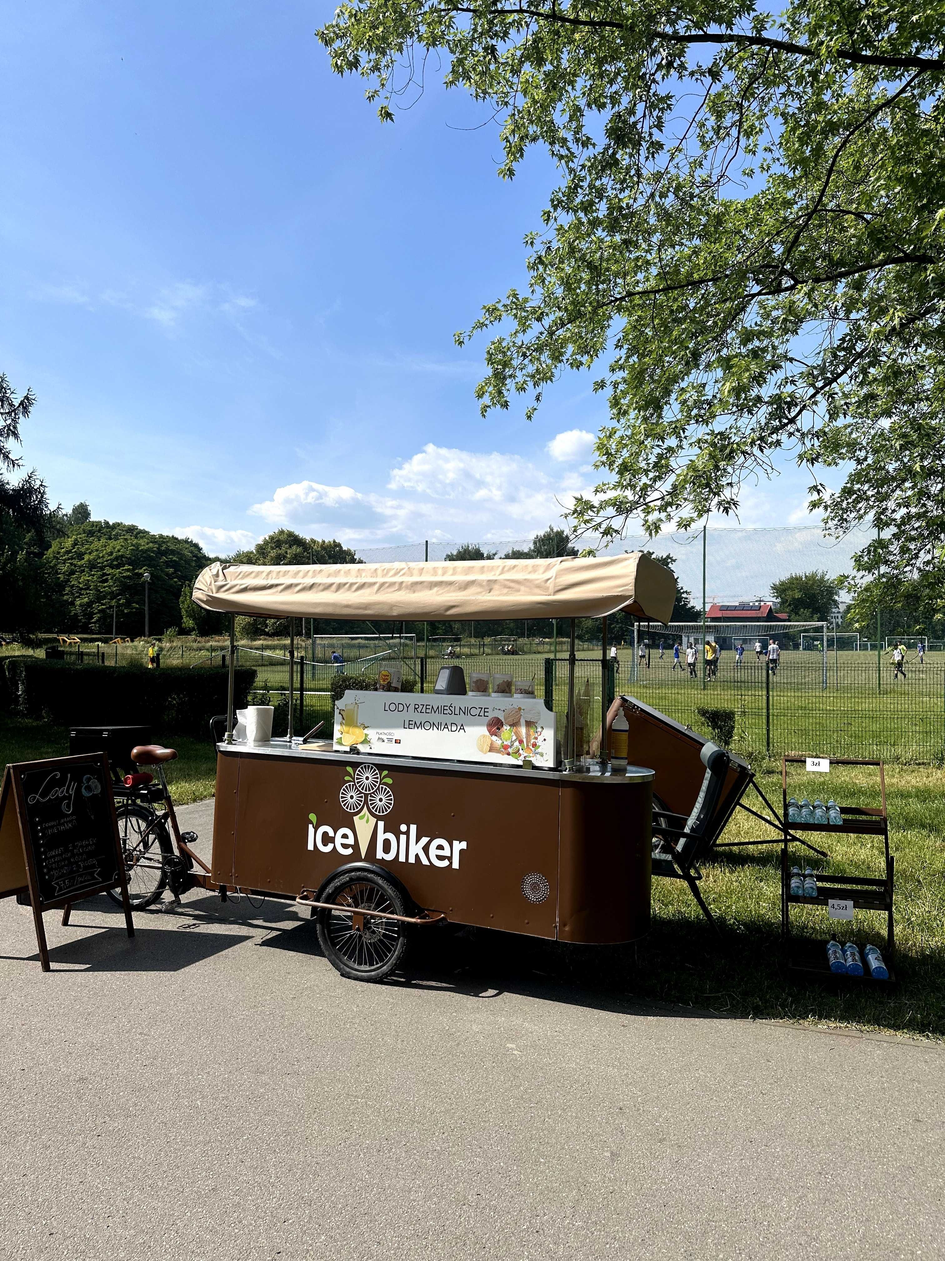 Riksza rower gastronomiczny do lodów-elektryczny napęd, po przeglądzie