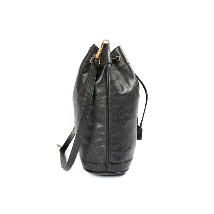 Vintage GUCCI Drawstring Bucket Bag Leather вінтажна шкіряна сумка