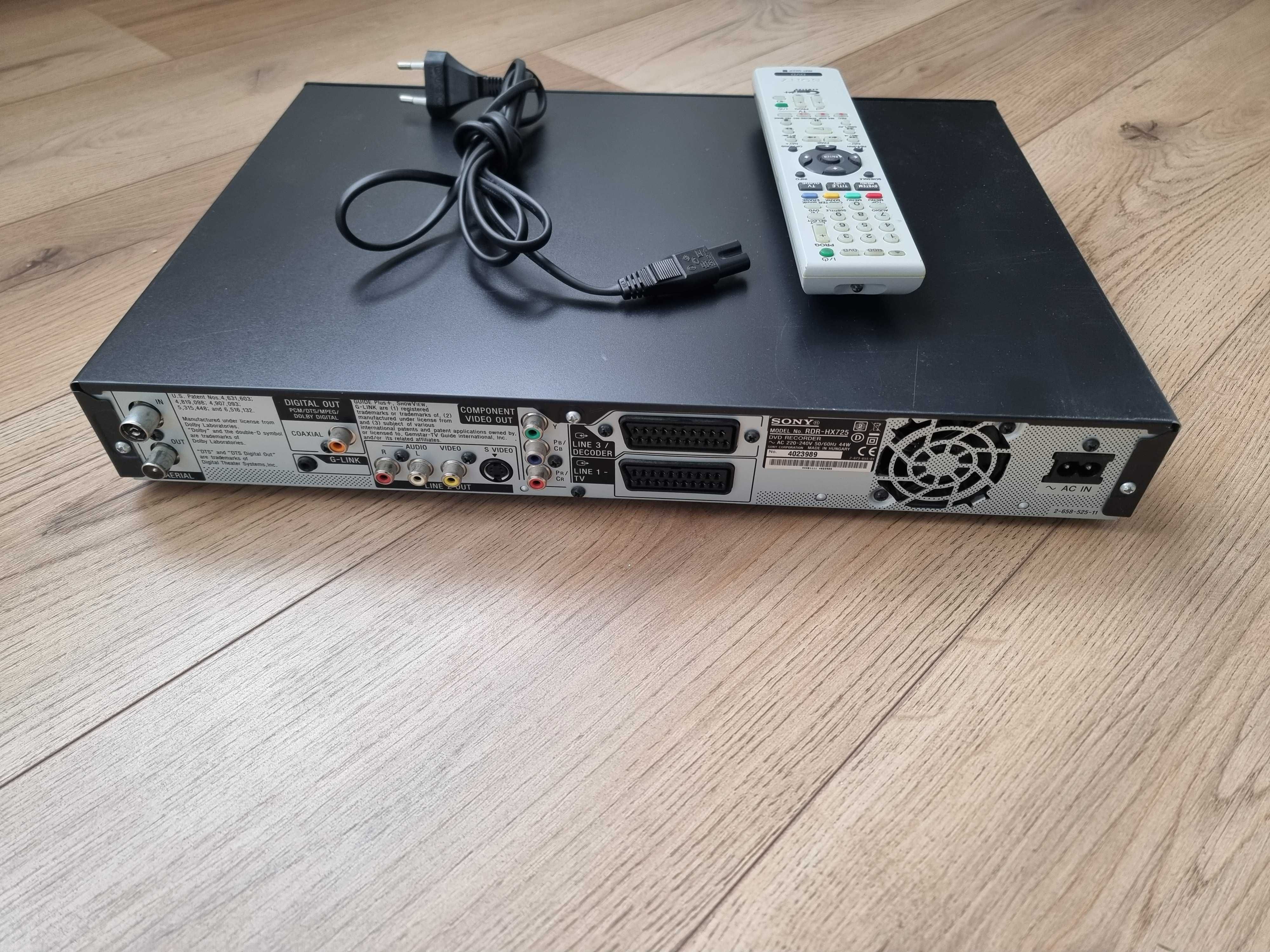 Nagrywarka Sony RDR-HX725