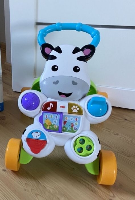 Chodzik pchacz Fisher Price Zebra Język Polski