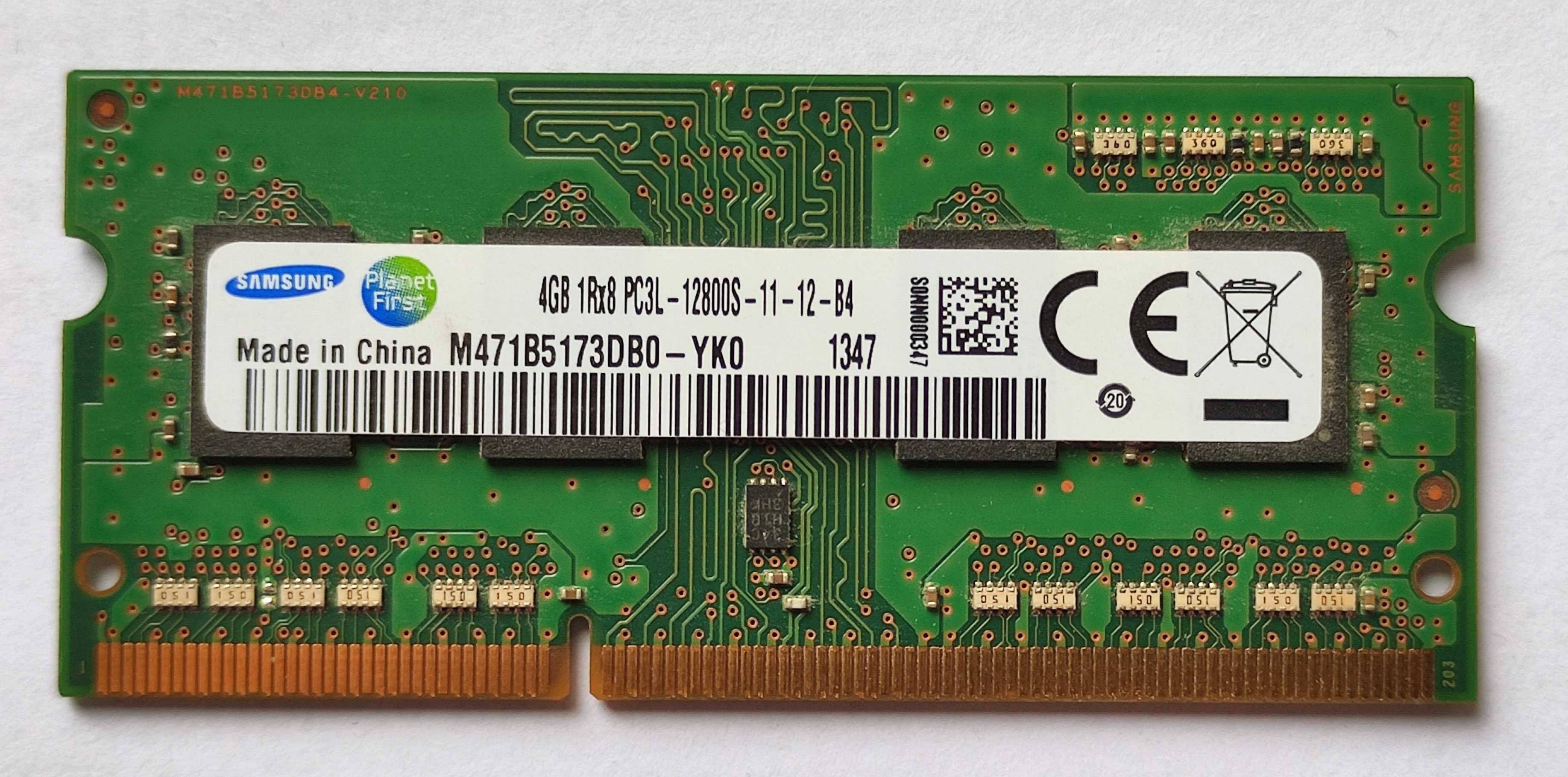 Память ноутбучная DDR3 4Gb 1600Mhz Samsung So-Dimm