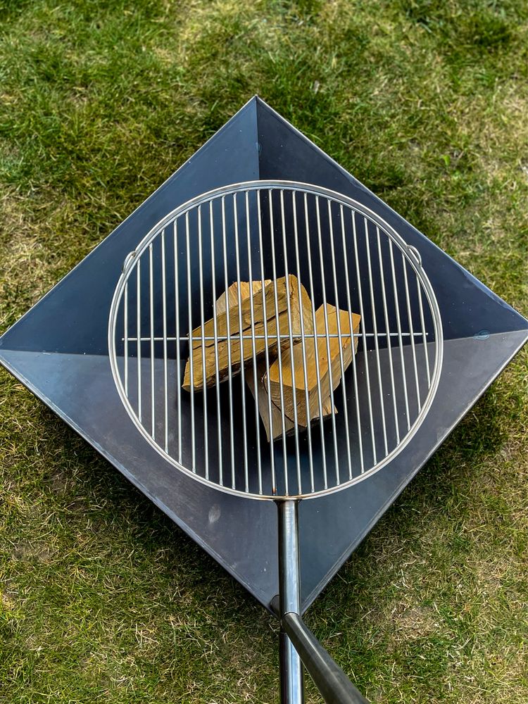 Grill i palenisko w jednym, ruszt stal nierdzewna, 2 sztuki od ręki!!