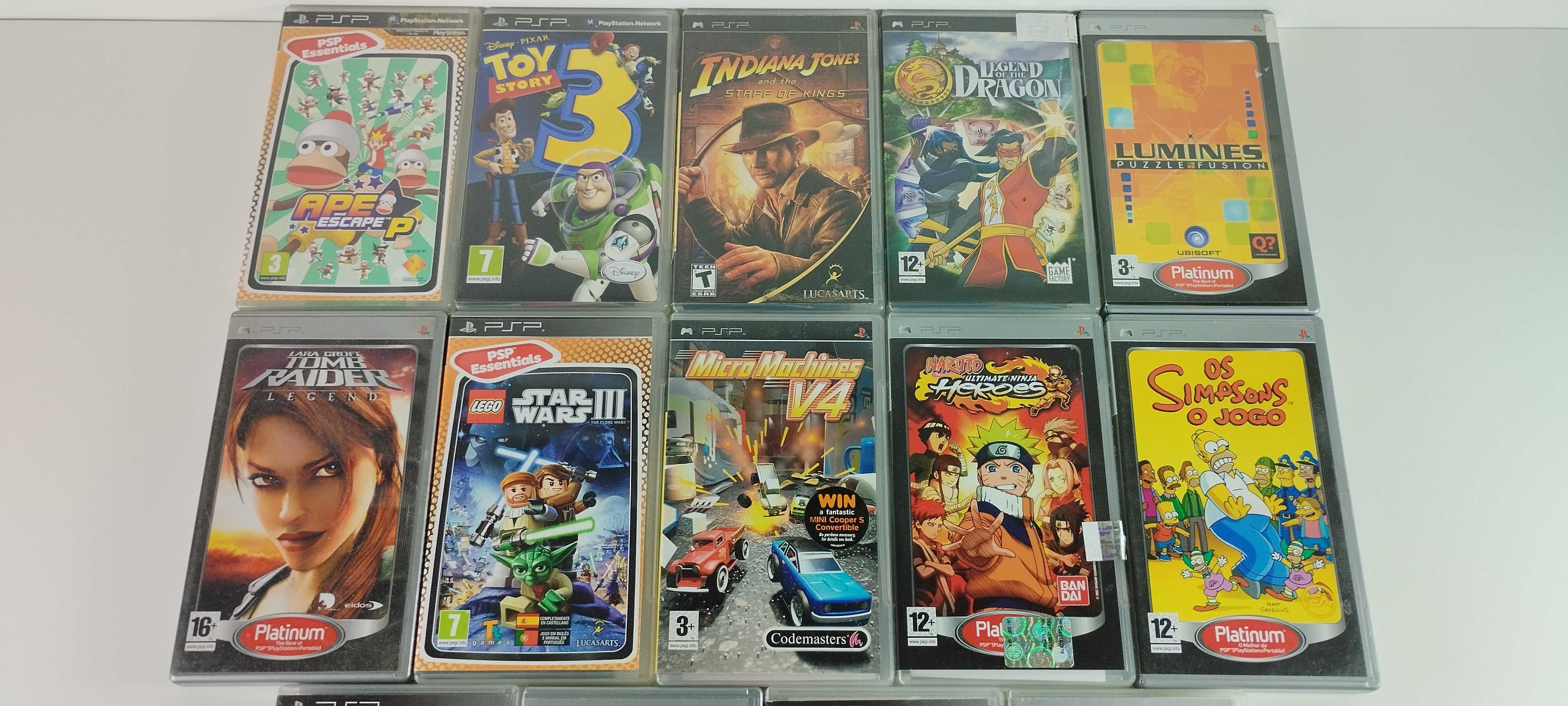 Lote 14 Jogos PSP Playstation Portable