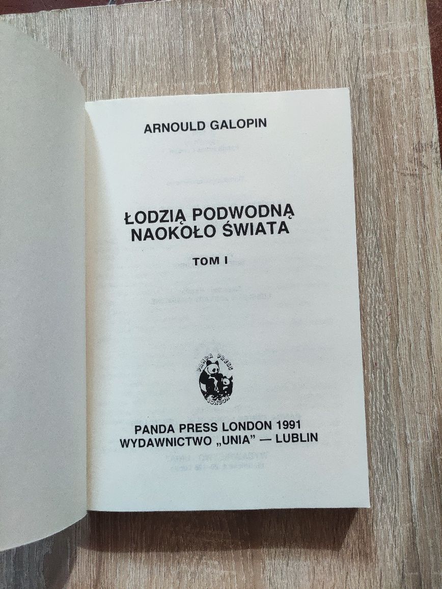 Książka Łodzią podwodną naokoło świata Galopin