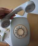 Telefone antigo de parede