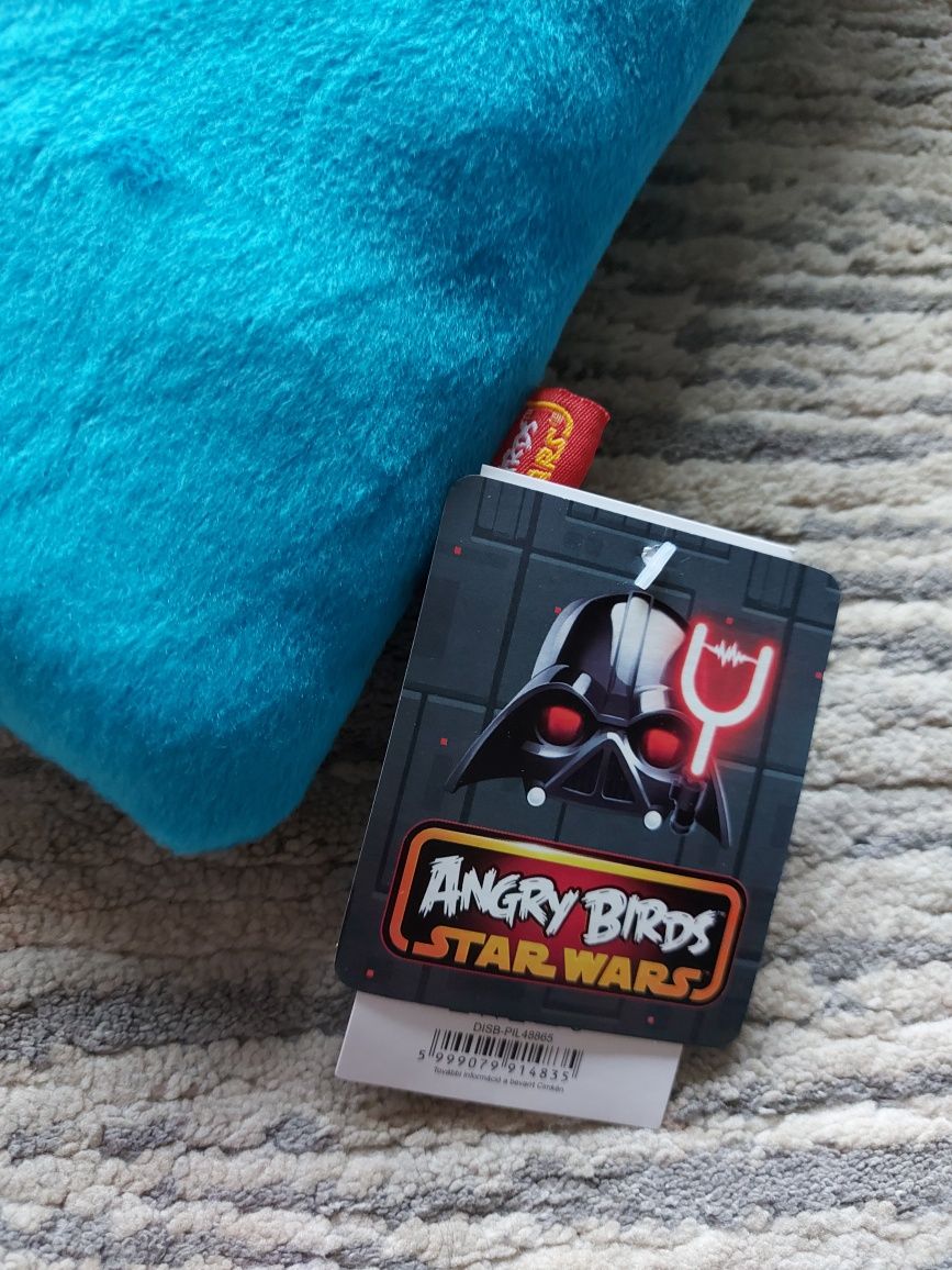 Poduszka/jasiek 35×35 dla chłopca ANGRY BIRDS STAR WARS