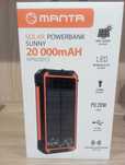 Solar PowerBank MANTA 20 000mAH