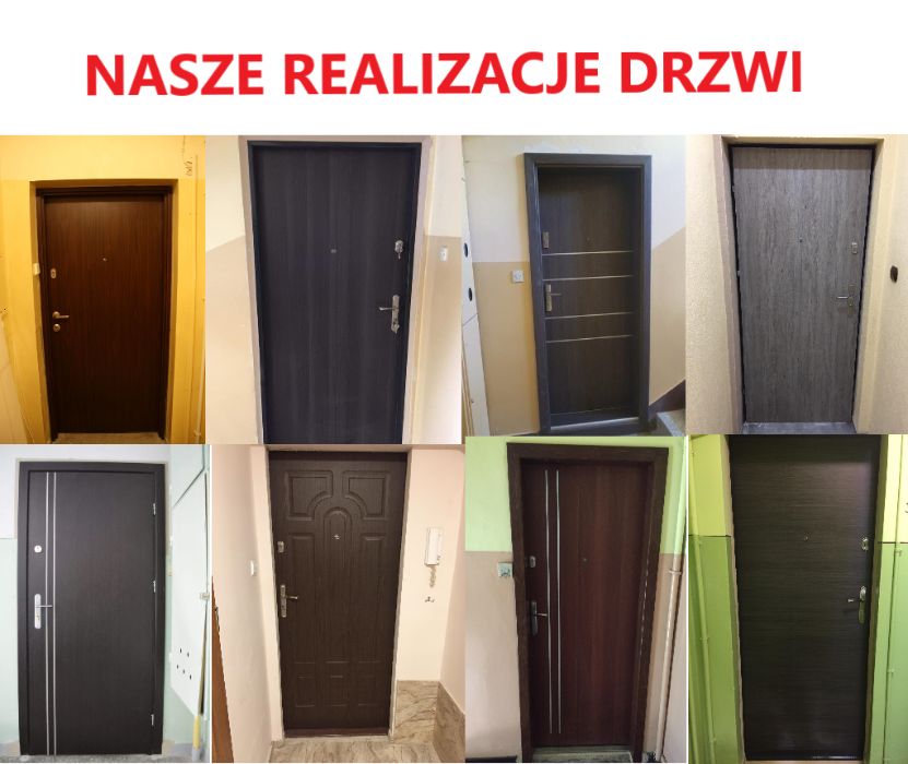 Drzwi wejściowe zewnętrzne do mieszkania, akustyczne z montażem