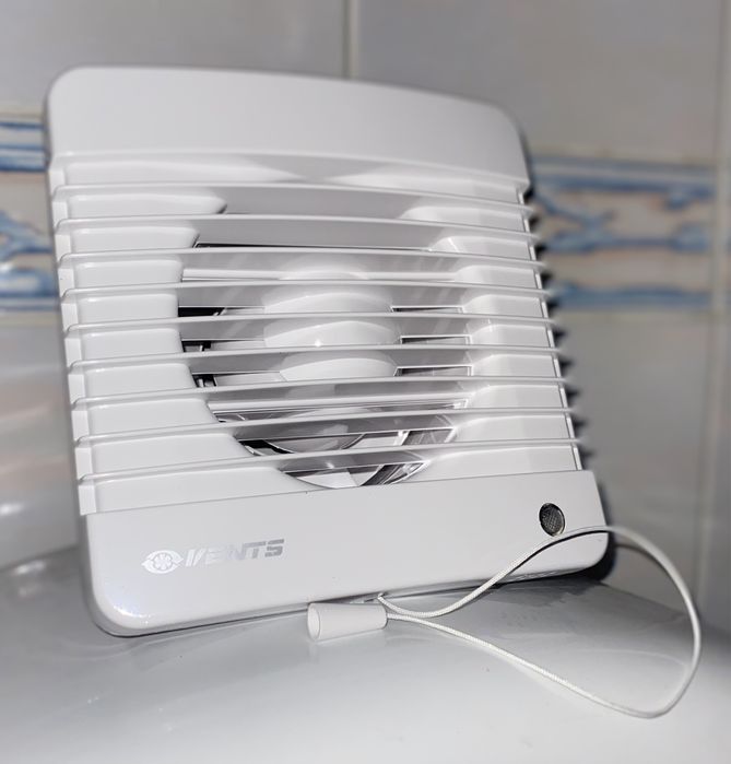 Вентилятор для ванної кімнати з таймером та вимикачем ВЕНТС 100 MBT
