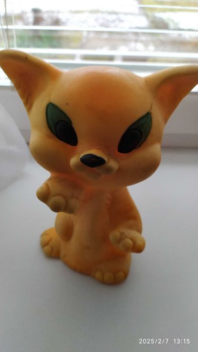 Колекційна дитяча гумова іграшка з часів СРСР