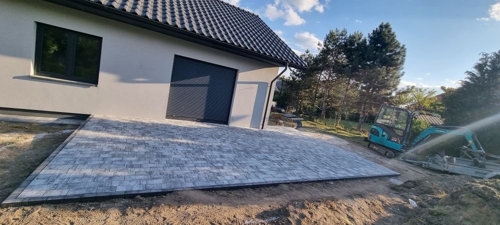 Ukladanie kostki brukowej