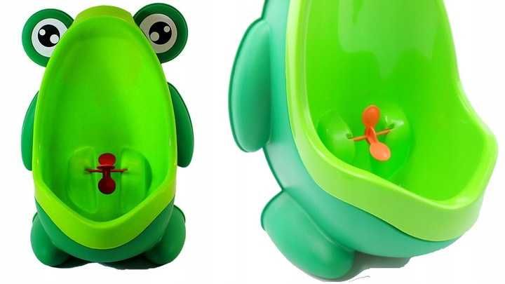 PISUAR NOCNIK DLA DZIECI chłopca na ścianę żabka do nauki sikania