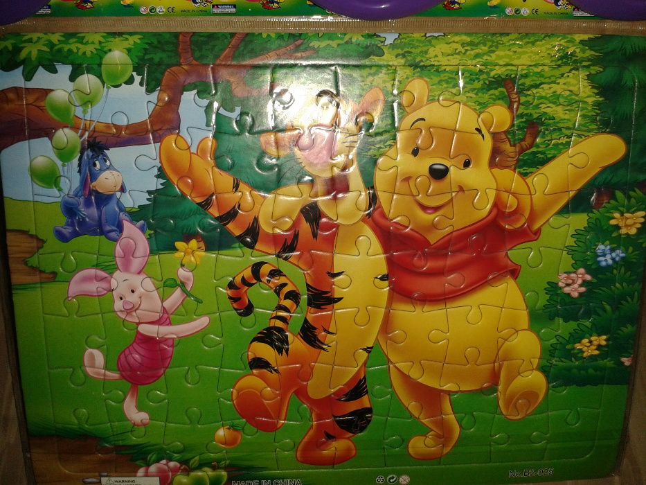 KUBUŚ Puchatek 2 nowe układanki puzzle dla maluszka i przedszkolaka