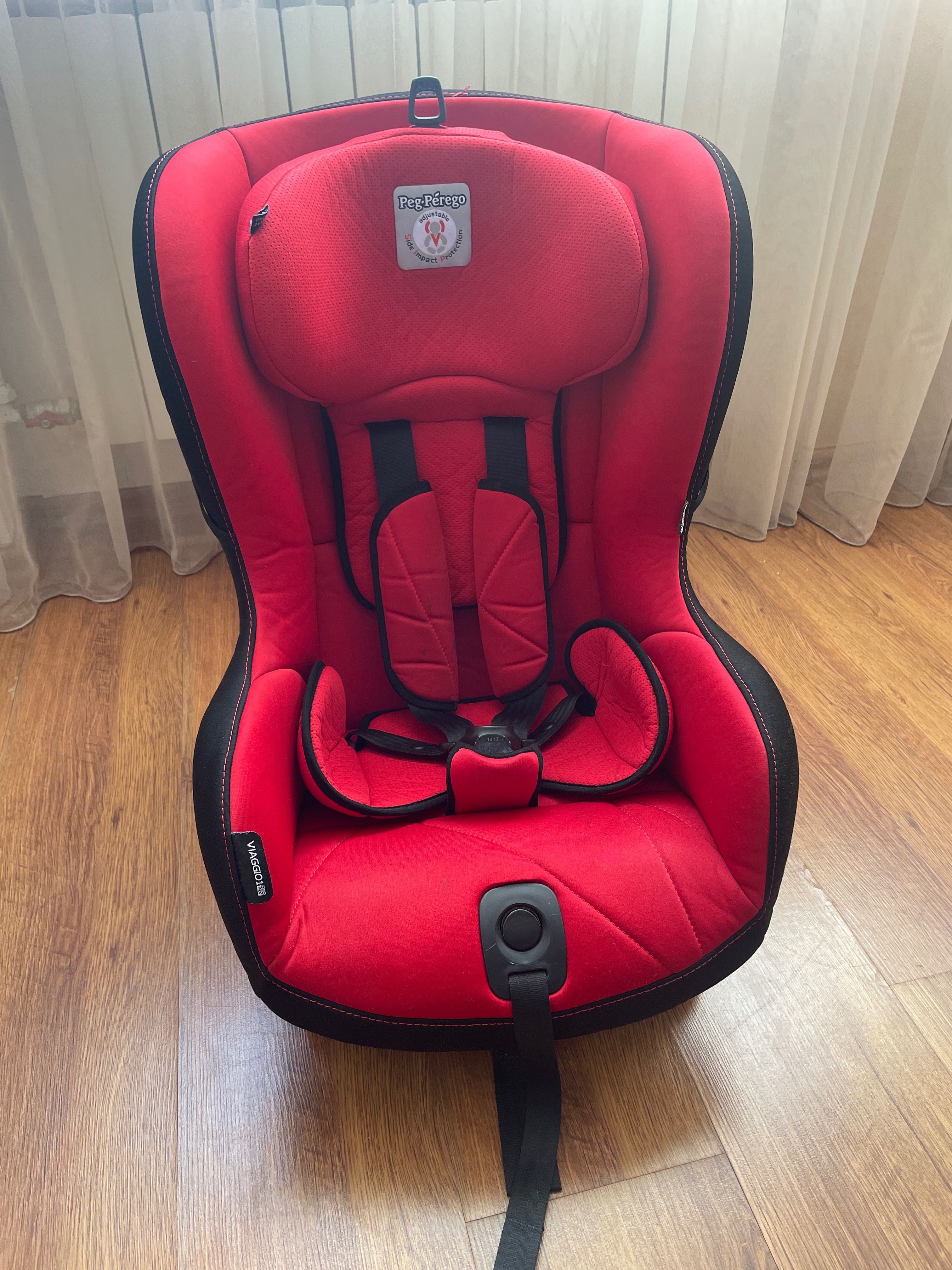 Автокресло Peg-Perego Viaggio 1 Duo-Fix K Rouge, червоно-чорне