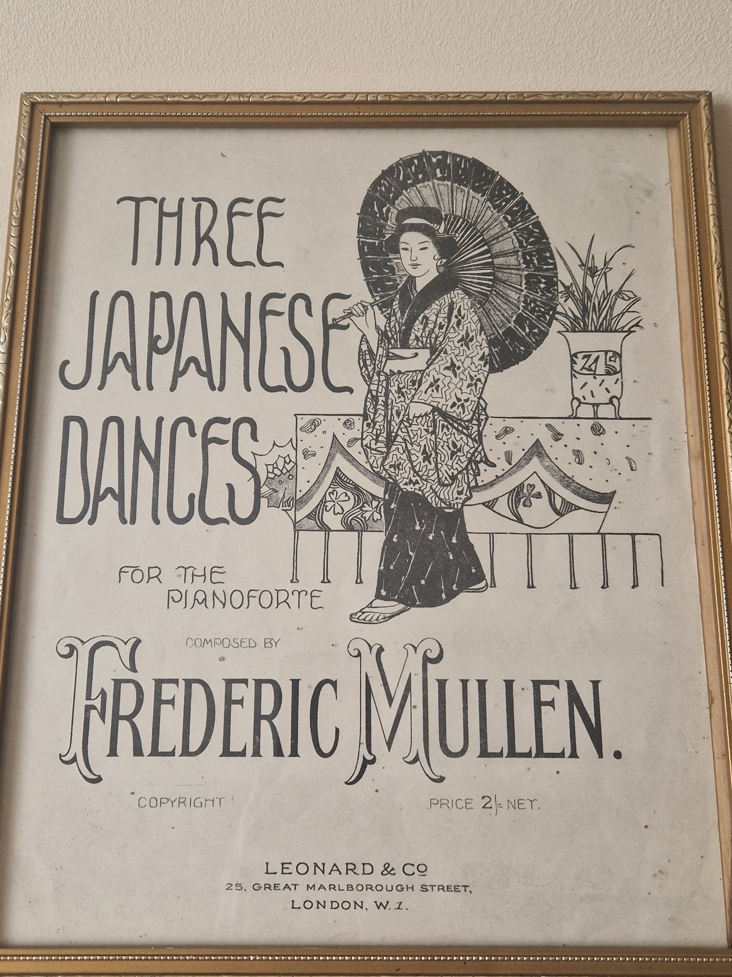 Japonka - Plakat - Wydruk- Vintage