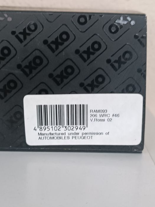 Peugeot 206 WRC Rossi 1/43