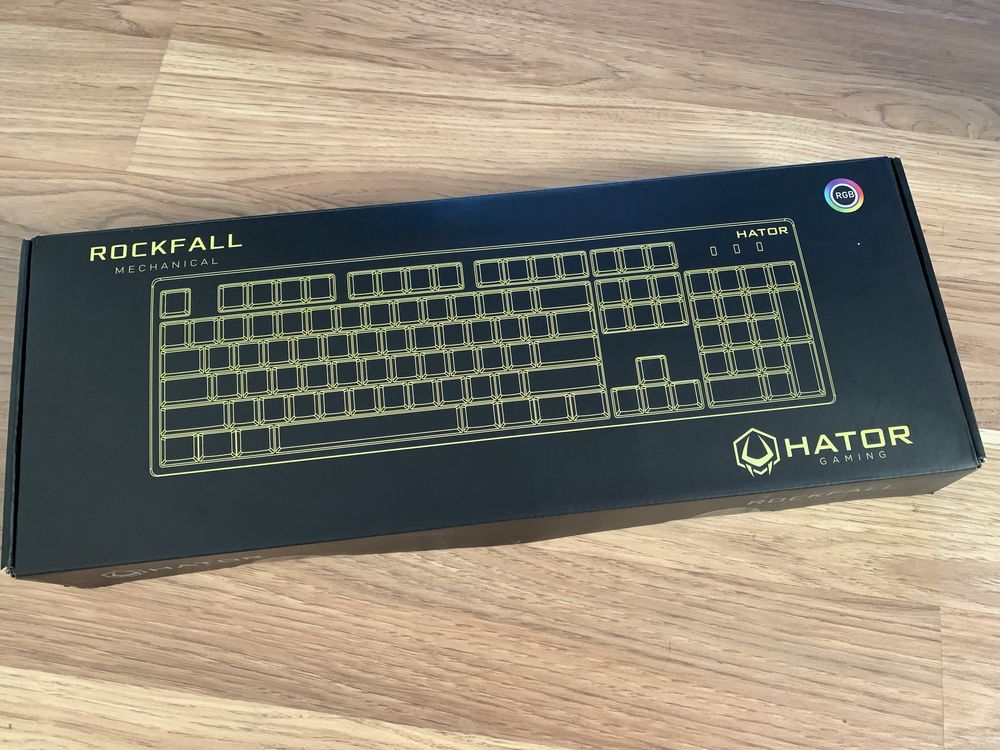 Клавіатура Rockfall Mechanical Hator RGB