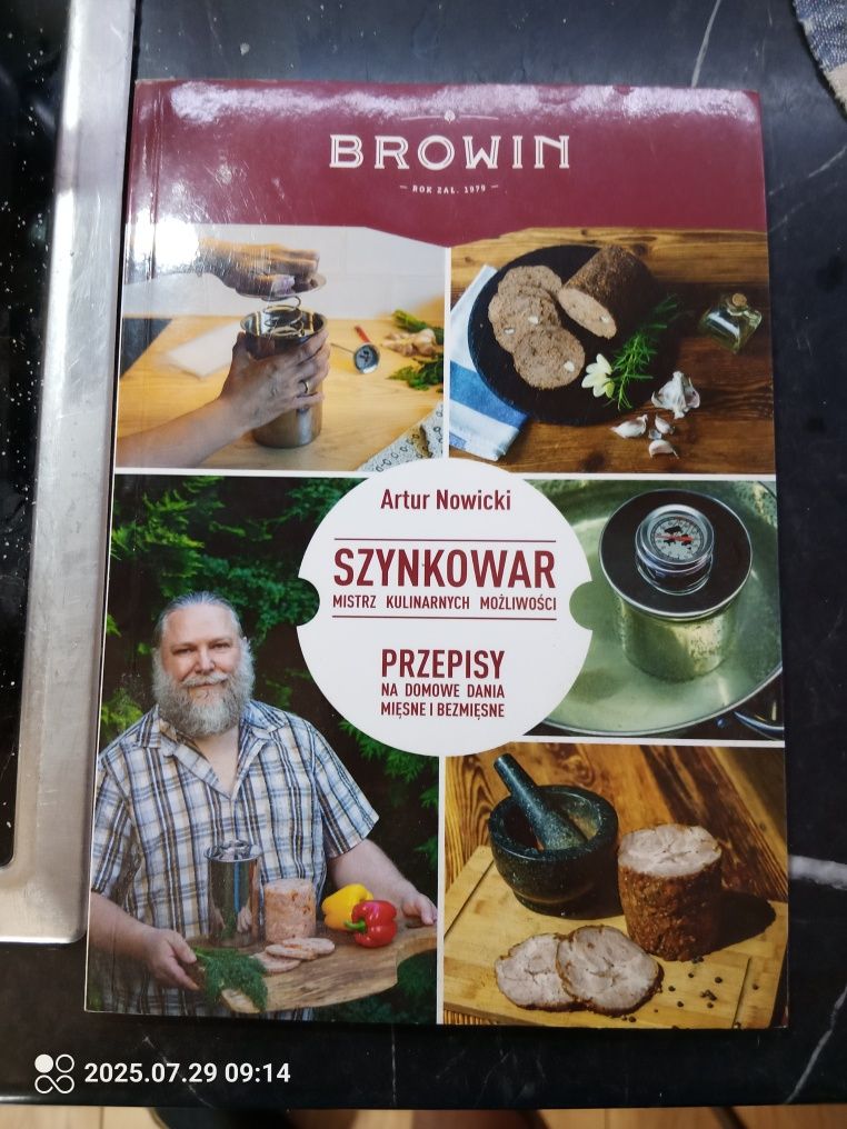 Szynkowar Browin 1,5 kg (zestaw 6 el.) – używany, komplet, jak nowy