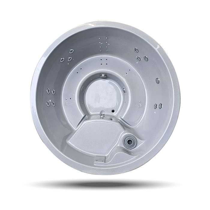 Balia 225cm ogrodowa GRANITCOAT Pokrowiec termiczny hot TUB spa 8 osób