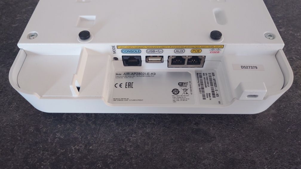 ACCESS POINT CISCO AIR-AP2802I-E-K9 802.11AC Z zasilaczem i kablem