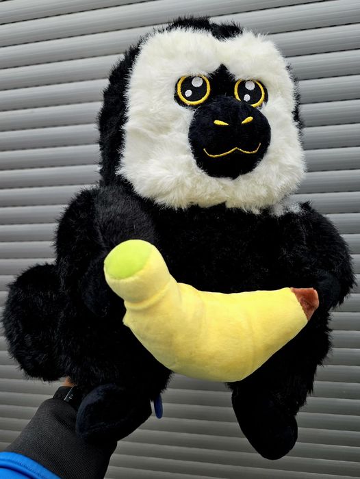 Duża ekstra maskotka Małpa Małpka z bananem nowa