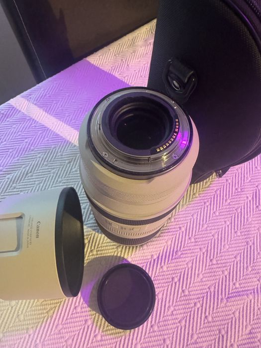 Canon RF 100-500mm com caixa + acessorios + como nova