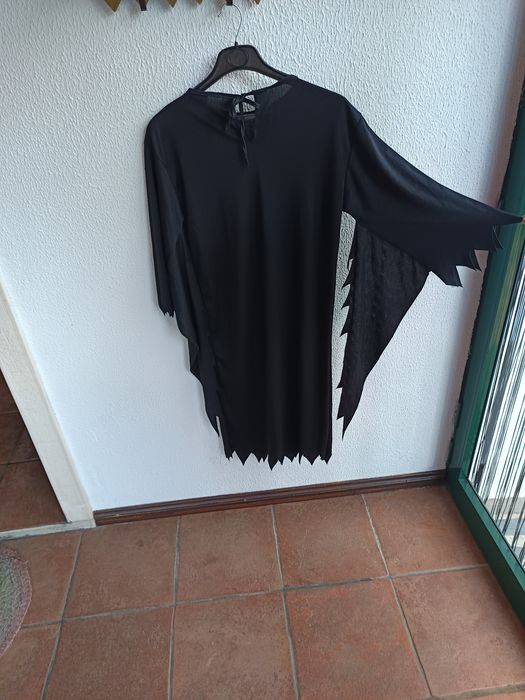 Vestido bruxa "Halloween"11/14anos