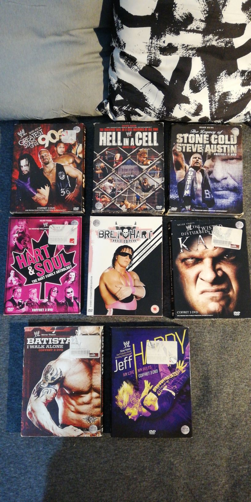 Dvds da WWE - edições especiais e de coleccionador (portes grátis)