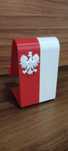 Podstawka na telefon, tablet. Stojak, Uchwyt biurowy, POLSKA, GODŁO