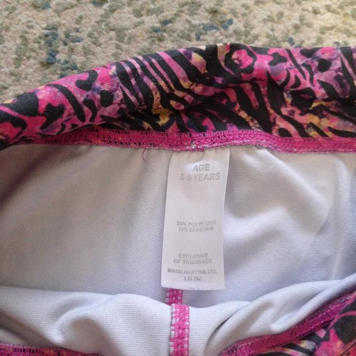 Legginsy kolarki dziewczęce 140
