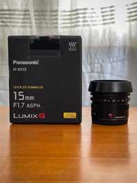 Panasonic LUMIX G Summilux 15mm f/1.7