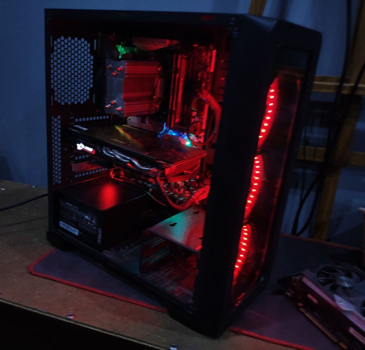 ИГРОВОЙ ПК, AM4 Ryzen 5 2600, RX580, B450, 16gb ddr4, 1tb (Ігровий пк)