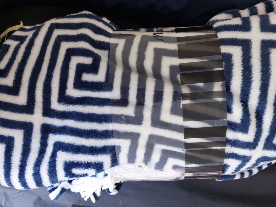 Manta polar azul *nova*