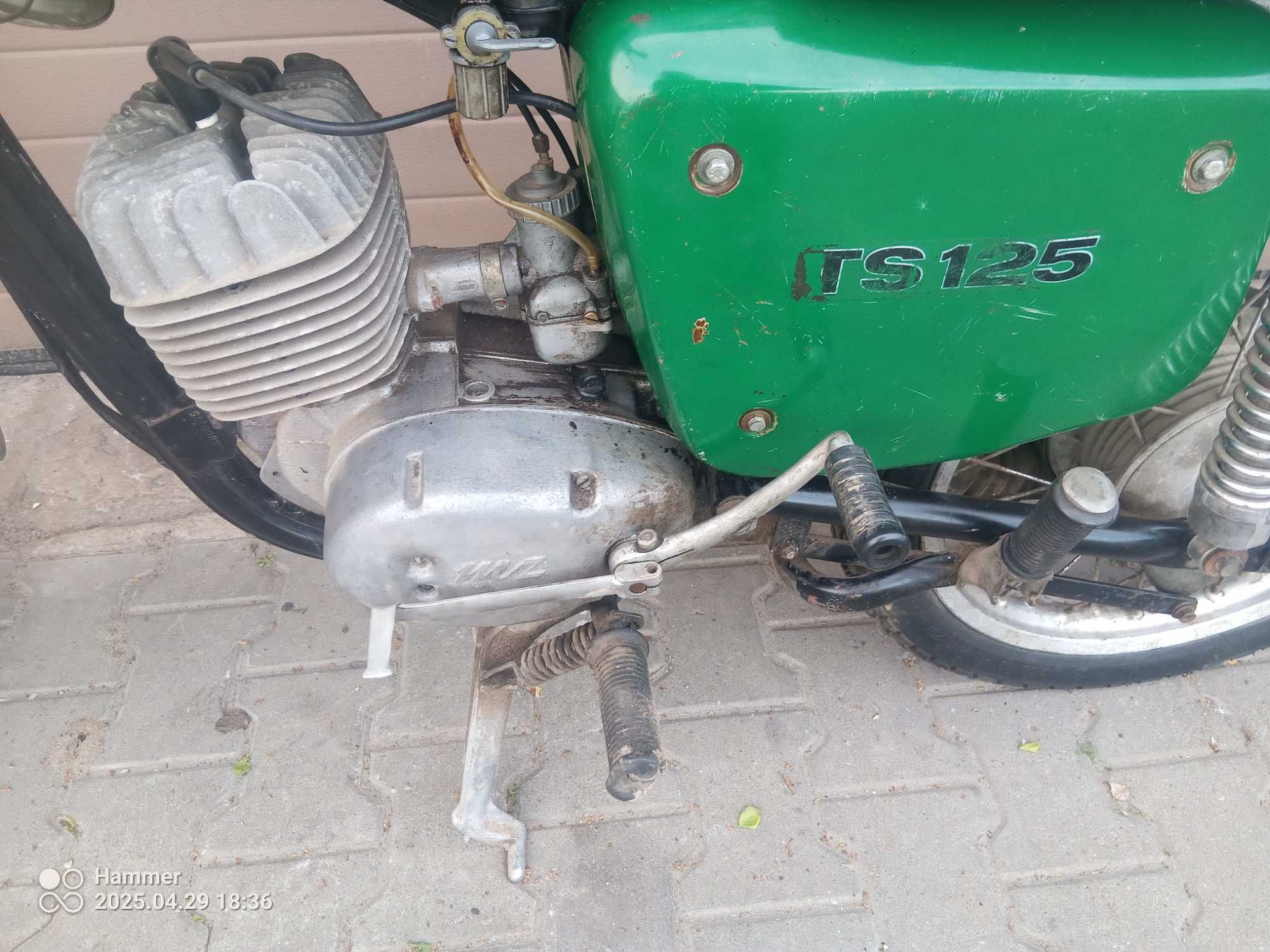 MZ TS 125 Dokumenty Oryginał