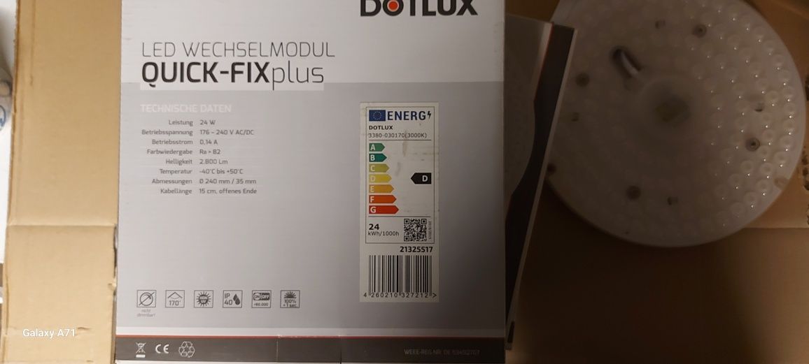 DOTLUX Moduł wymienny LED Quick-Fix Proline 24W 
5,0
5,0 z
