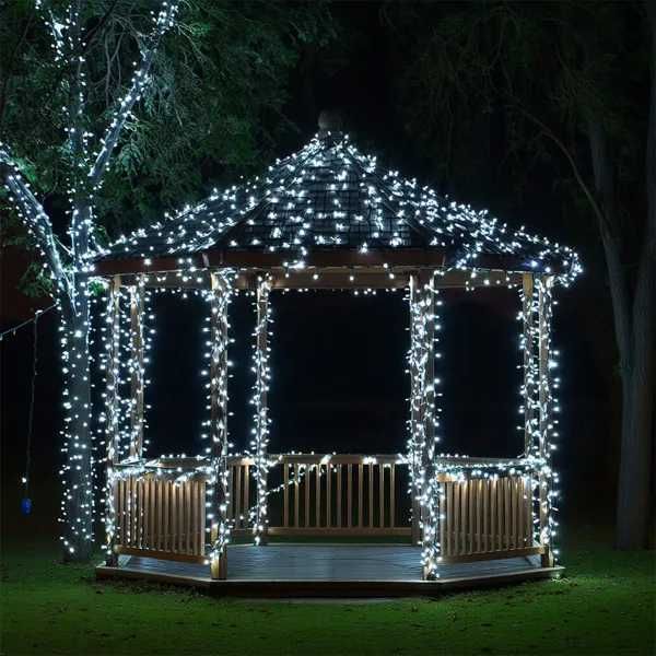 Гірлянда Нитка вулична 1000 LED 100 м на сонячній батареї