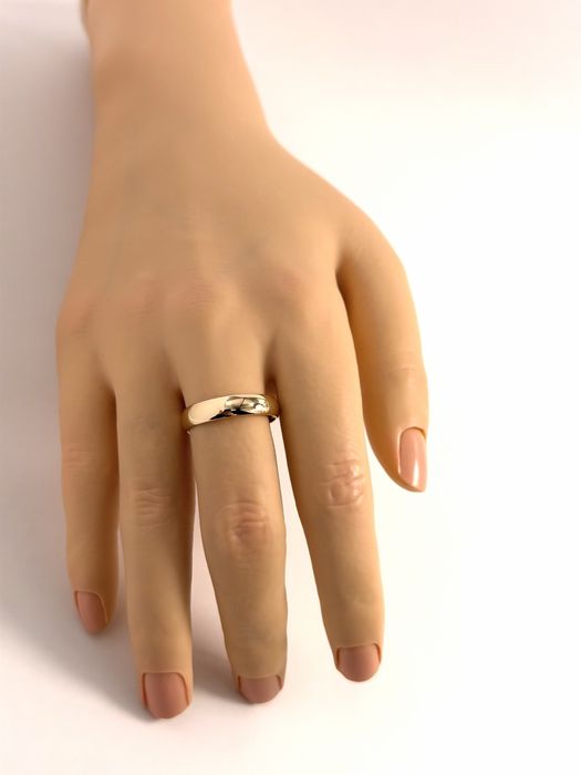 Złota obrączka rozmiar 20