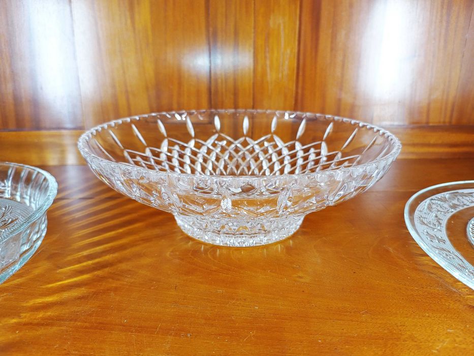 Tarteira Fruteira Prato Bolo Vidro Cristal