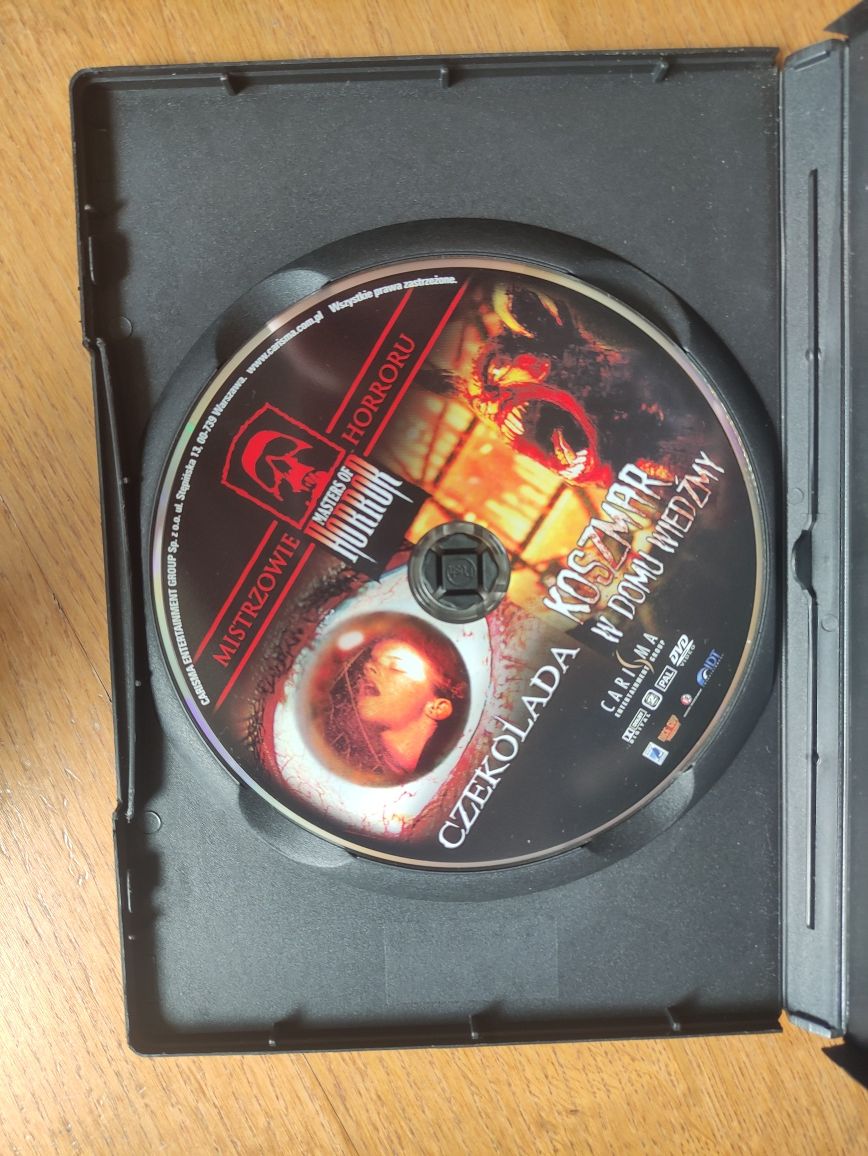 Mistrzowie horroru, koszmar w domu wiedźmy, czekolada filmy na dvd