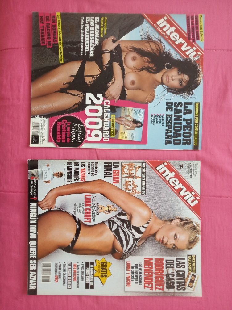 16 Revistas INTERVIÚ  (diversas)