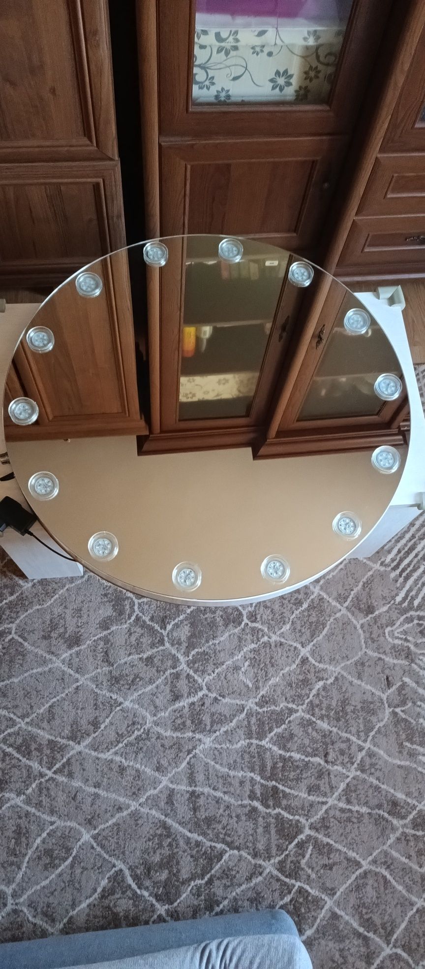 Lustro LED z ściemniaczem 80cm